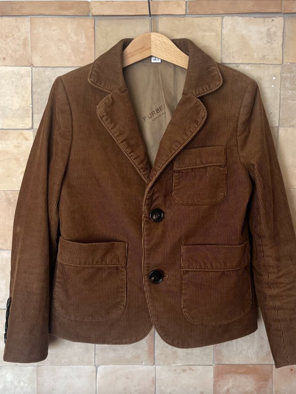 Burberry Corduroy Jacket and Shorts Size 8 - Picture 14 of 16